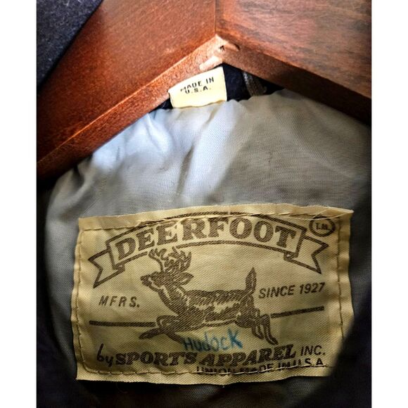 Vintage UNC TARHEELS Deerfoot Sports Apparel Ladies Wool Jacket sz 12 - Picture 3 of 10